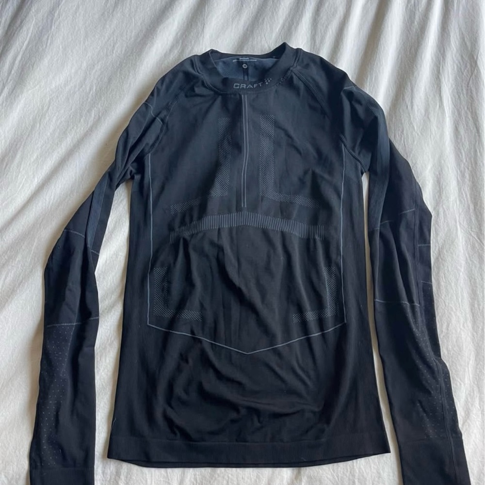 Craft Active Intensity Men's Black Long Sleeve Shirt insulating Baselayer